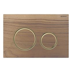 Geberit Sigma 50 (ex Sigma 21) Drückerplatte, 2-Mengen-Spülung, Round, Nussbaum amer... GEBERIT-115652JX1 4025410749369 (Abb. 1)