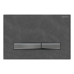 Geberit Sigma 50 Drückerplatte, 2-Mengen-Spülung, Square, Mustang-Schiefer, Metallfa... GEBERIT-115671JM2 4025410749437 (Abb. 1)
