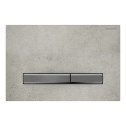Geberit Sigma 50 Drückerplatte, 2-Mengen-Spülung, Square, Betonoptik, Metallfarbe Sc... GEBERIT-115671JV2 4025410749406 (Abb. 1)