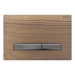 Geberit Sigma 50 Drückerplatte, 2-Mengen-Spülung, Square, Nussbaum amerikanisch, Met... GEBERIT-115671JX2 4025410749529 (Abb. 1)