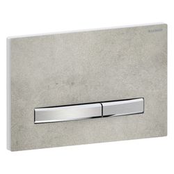 Geberit Drückerplatte Sigma50, 2-Mengen-Spülung, Square, Betonoptik, Metallfarbe ver... GEBERIT-115788JV2 4025410758231 (Abb. 1)