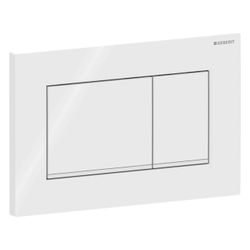 Geberit Drückerplatte Sigma20 mit 2-Mengen-Spülung, Weiß Weiß matt, 115883111... GEBERIT-115883111 4025410759689 (Abb. 1)