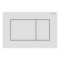 Geberit Sigma 20 (ex Sigma 30) Drückerplatte mit 2-Mengen-Spülung, Weiß/Mattweiß lac... GEBERIT-115883011 4025410759573 (Abb. 1)