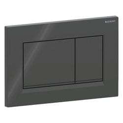 Geberit Drückerplatte Sigma20 mit 2-Mengen-Spülung, Mattschwarz, 115883DW1... GEBERIT-115883DW1 4025410759825 (Abb. 1)