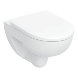 Geberit Renova Set Wand-WC Tiefspüler Rimfree, WC-Sitz T 54cm, Absenkautomatik Quick... GEBERIT-500801001 4025410717818 (Abb. 1)