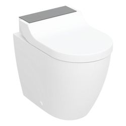 Geberit AquaClean Tuma Comfort WC-Komplettanlage Stand-WC, wandbündig, Schwarz/Glas... GEBERIT-146310SJ1 4025410758606 (Abb. 1)