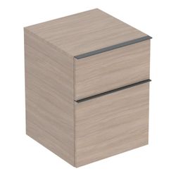 Geberit iCon Seitenschrank mit zwei Schubladen H 60cm, Eiche, Melamin Holzstruktur/L... GEBERIT-502315JH1 4025410942777 (Abb. 1)