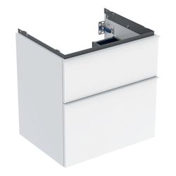 Geberit iCon Unterschrank für Waschtisch, 2 Schubladen Waschtisch 60cm, Weiß lackier... GEBERIT-502303011 4025410941220 (Abb. 1)