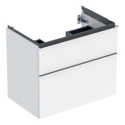 Geberit iCon Unterschrank für Waschtisch, 2 Schubladen Waschtisch 75cm, Weiß, lackie... GEBERIT-502304012 4025410941268 (Abb. 1)
