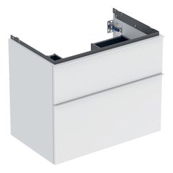 Geberit iCon Unterschrank für Waschtisch, 2 Schubladen Waschtisch 75cm, Weiß, lackie... GEBERIT-502304013 4025410941275 (Abb. 1)