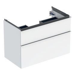 Geberit iCon Unterschrank für Waschtisch, 2 Schubladen Waschtisch 90cm, Weiß, lackie... GEBERIT-502305012 4025410941299 (Abb. 1)