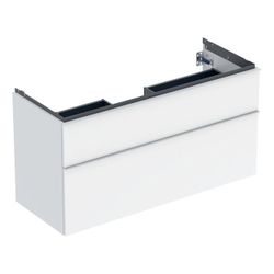 Geberit iCon Unterschrank für Waschtisch, 2 Schubladen Waschtisch 120cm, Weiß lackie... GEBERIT-502306011 4025410941312 (Abb. 1)