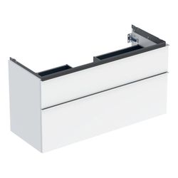 Geberit iCon Unterschrank für Waschtisch, 2 Schubladen Waschtisch 120cm, Weiß, lacki... GEBERIT-502306012 4025410941329 (Abb. 1)
