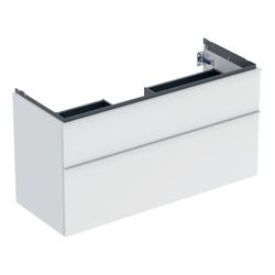 Geberit iCon Unterschrank für Waschtisch, 2 Schubladen Waschtisch 120cm, Weiß, lacki... GEBERIT-502306013 4025410941336 (Abb. 1)