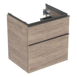 Geberit iCon Unterschrank für Waschtisch 2 Schubladen Waschtisch 60cm, Nussbaum hick... GEBERIT-502303JR1 4025410942326 (Abb. 1)