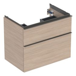 Geberit iCon Unterschrank für Waschtisch, 2 Schubladen Waschtisch 75cm, Eiche, Melam... GEBERIT-502304JH1 4025410942333 (Abb. 1)