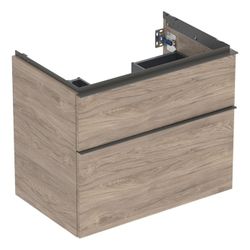 Geberit iCon Unterschrank für Waschtisch 2 Schubladen Waschtisch 75cm, Nussbaum hick... GEBERIT-502304JR1 4025410942364 (Abb. 1)