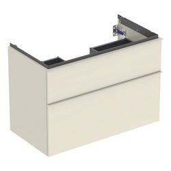 Geberit iCon Unterschrank für Waschtisch 2 Schubladen Waschtisch 90cm Sandgrau lacki... GEBERIT-502305JL1 4025410942395 (Abb. 1)