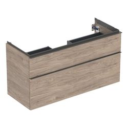 Geberit iCon Unterschrank für Waschtisch 2 Schubladen Waschtisch 120cm, Nussbaum hic... GEBERIT-502306JR1 4025410942449 (Abb. 1)