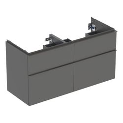 Geberit iCon Unterschrank für Doppelwaschtisch, 4 Schubladen 120x61,5cm, Lava lackie... GEBERIT-502309JK1 4025410942548 (Abb. 1)