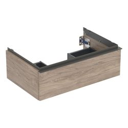 Geberit iCon Unterschrank für Waschtisch 1 Schublade Waschtisch 75cm, Nussbaum hicko... GEBERIT-502311JR1 4025410942647 (Abb. 1)