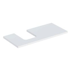 Geberit ONE Waschtischplatte Ausschnitt links, für Aufsatzwaschtisch Schalenform, 10... GEBERIT-505294001 4025410937032 (Abb. 1)