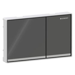 Geberit Betätigungsplatte Omega60, 2-Mengen-Spülung, 11,4x18,4x2,5cm, Zinkdruckguss/... GEBERIT-115081JK1 4025410946706 (Abb. 1)