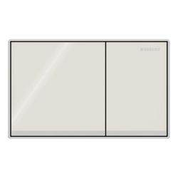 Geberit Omega 60 Drückerplatte, 2-Mengen-Spülung, Square, flächenbündig Sandgrau, ve... GEBERIT-115081JL1 4025410946911 (Abb. 1)