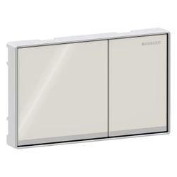 Geberit, Betätigungsplatte, Omega60, 2-Mengen-Spülung, 11,4x18,4x2,5cm, Zinkdruckgus... GEBERIT-115081JL1 4025410946911 (Abb. 1)