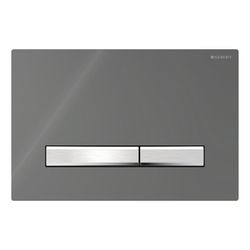 Geberit Sigma 50 Drückerplatte, 2-Mengen-Spülung, Square, Lava, Metallfarbe verchrom... GEBERIT-115788JK2 4025410946966 (Abb. 1)