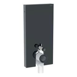Geberit Monolith Plus Sanitärmodul für Stand-WC 101cm, Frontverkleidung Glas Schwarz... GEBERIT-131203SJ7 4025410762856 (Abb. 1)
