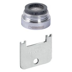 Geberit Strahlregler für Typ 6x, 8x, 18x Waschtischarmaturen Hochglanz verchromt, Du... GEBERIT-242030211 4025416441458 (Abb. 1)