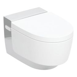Geberit AquaClean Mera Classic Dusch-WC-Komplettanlage Wand-WC, Hochglanz verchromt... GEBERIT-146200211 4025416317562 (Abb. 1)