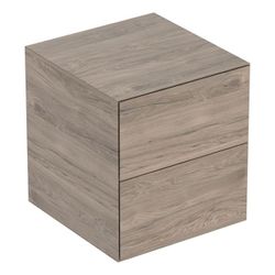 Geberit ONE Seitenschrank 2 Schubladen, 45x49,2x47cm, Nussbaum hickory... GEBERIT-505077006 4025410630445 (Abb. 1)