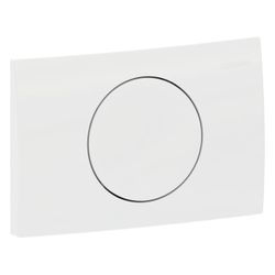 Geberit Betätigungsplatte Delta15, mechanisch, Kunststoff, Weiß glänzend, 115120115... GEBERIT-115120115 4025410652812 (Abb. 1)