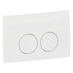 Geberit Betätigungsplatte Delta25, 2-Mengen-Spülung, 24,6x16,4x3,1cm, Kunststoff, We... GEBERIT-115125115 4025410652782 (Abb. 1)