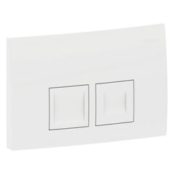 Geberit Betätigungsplatte Delta25, 2-Mengen-Spülung, Kunststoff, Weiß... GEBERIT-115135115 4025410653000 (Abb. 1)