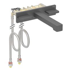 Geberit ONE Waschtischarmatur eckiges Design, Wandmontage, Länge 22cm Zweigriffmisch... GEBERIT-116465141 4025410064509 (Abb. 1)