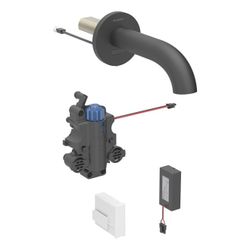 Geberit Piave Waschtischarmatur Wandmontage Batteriebetr. mit Thermostatmischer Läng... GEBERIT-116288141 4025410064356 (Abb. 1)