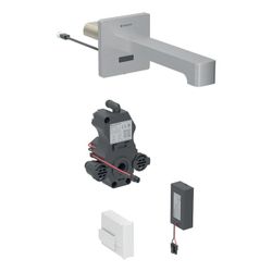 Geberit Brenta Waschtischarmatur Wandmontage, Batteriebetrieb, mit Mischer, Länge 22... GEBERIT-116294SN1 4025410065421 (Abb. 1)