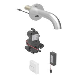 Geberit Piave Waschtischarmatur Wandmontage, Batteriebetrieb, ohne Mischer, Länge 22... GEBERIT-116283SN1 4025410065322 (Abb. 1)