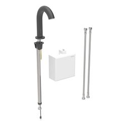 Geberit Piave Waschtischarmatur, Standmontage, Batteriebetrieb, mit AP-Funktionsbox,... GEBERIT-116164141 4025410063731 (Abb. 1)