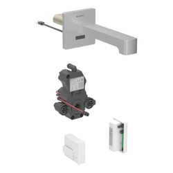 Geberit Brenta Waschtischarmatur Wandmontage, Generatorbetrieb, mit Mischer, Länge 1... GEBERIT-116276SN1 4025410065261 (Abb. 1)