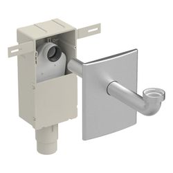 Geberit Set Unterputz-Geruchsverschluss für Waschbecken, Abgang horizontal Außendurc... GEBERIT-151121001 4025416667735 (Abb. 1)