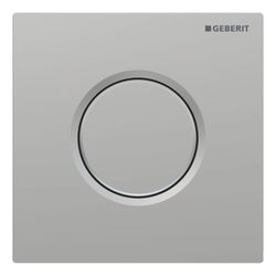 Geberit Typ 01 Urinalsteuerung mit pneumatischer Spülauslösung, Round, Mattchrom, ea... GEBERIT-116011JQ5 4025410703095 (Abb. 1)