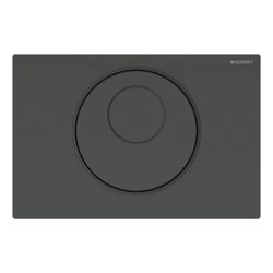 Geberit Sigma 10 WC-Steuerung elektronisch Batterie, 2-Mengen-Auslösung, Schwarz, Ma... GEBERIT-115891DW6 4025410703781 (Abb. 1)