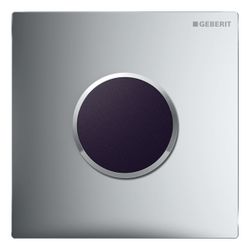Geberit Typ 10 Abdeckplatte für Urinal-Steuerung IR chrom, Hochglanz verchromt, easy... GEBERIT-241925JQ1 4025410703132 (Abb. 1)