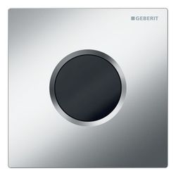 Geberit Typ 01 Abdeckplatte für Urinalsteuerung IR Round, Mattchrom, easy-to-clean... GEBERIT-242821JQ1 4025410703026 (Abb. 1)