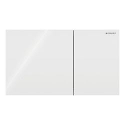 Geberit Sigma 70 Drückerplatte, 2-Mengen-Spülung Square Breite 25cm, Glas, Weiß... GEBERIT-115622SI1 4025410762221 (Abb. 1)