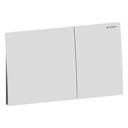 Geberit Drückerplatte Sigma70, 2-Mengen-Spülung Square Breite 25cm, Weiß matt, Easy ... GEBERIT-115622JT1 4025410053541 (Abb. 1)